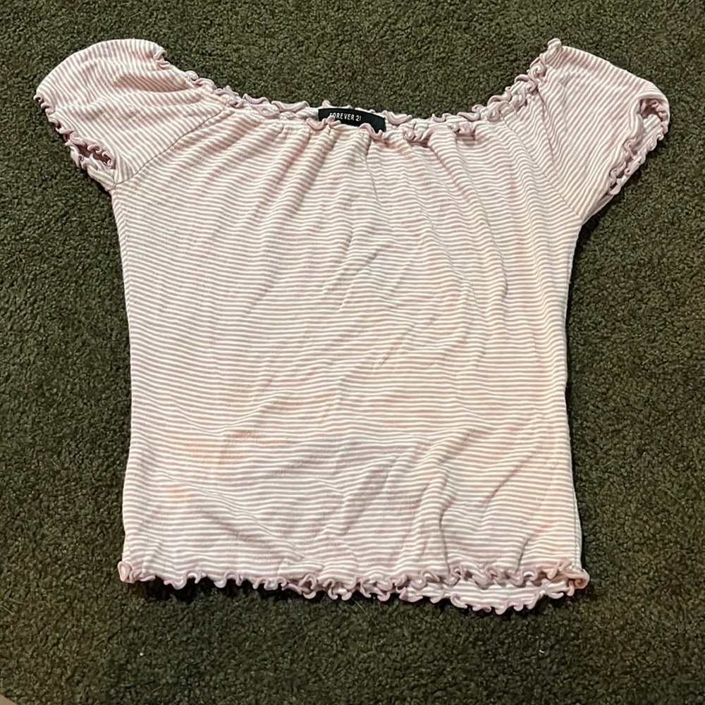 Forever 21 Off shoulder Slightly cropped
